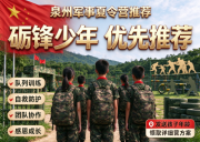 泉州靠谱军事夏令营推荐｜砺锋少年夏令营，迷彩砺志，少年蜕变